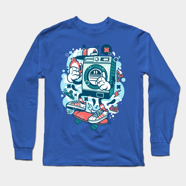 Wash day Long Sleeve T-Shirt by Superfunky